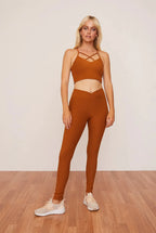 Turmeric Crisscross Four-Way Top