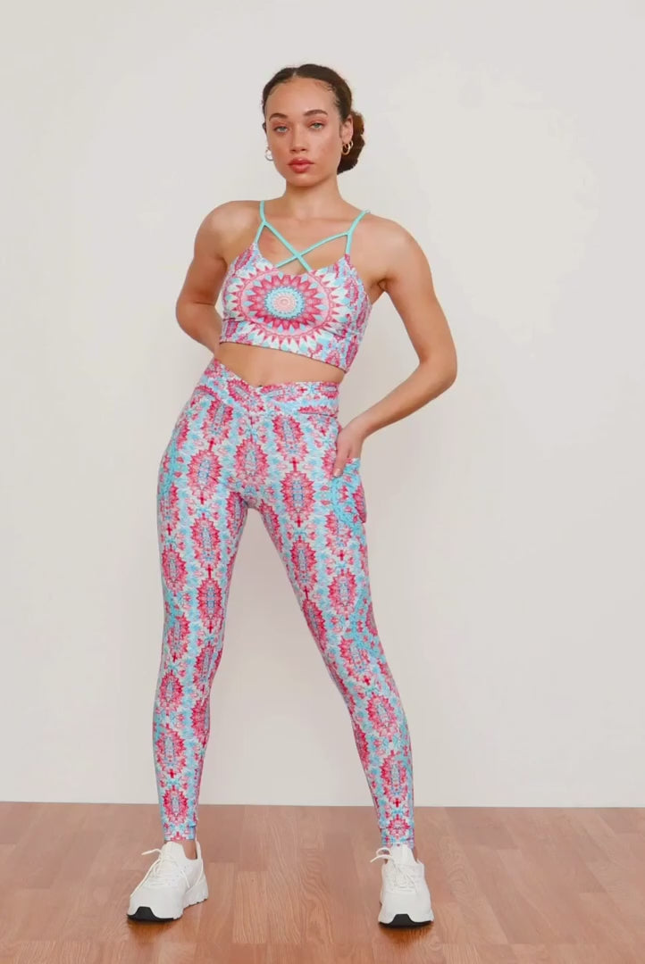 Turmeric Crisscross Four-Way Top